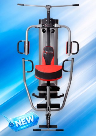 Силовой комплекс HMS TYTAN 9 с регулируемым сиденьем и стальным тросом для мышц || Aparat multifunctional HMS TYTAN  9 cu scaun reglabil și cablu oțel pentru mușchi