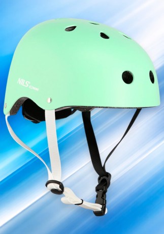 Мятный шлем Nils Extreme MTW001 с вентиляционными отверстиями || Cască verde mentă Nils Extreme MTW001 cu orificii de ventilație