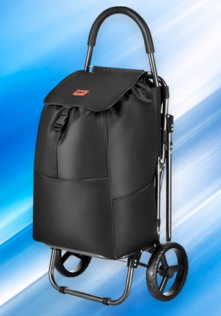 Тележка NILS NC4303 с закрытой чёрной сумкой и мягкой ручкой || Cărucior NILS NC4303 cu geantă neagră închisă și mâner căptușit