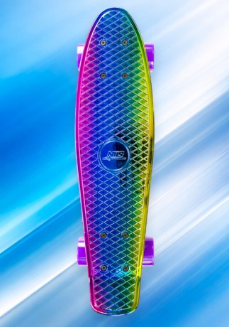 Пенниборд NILS EXTREME PNB01 с рельефной декой и приподнятым хвостом || Pennyboard NILS EXTREME PNB01 cu platformă texturată și coadă ridicată
