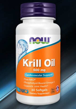 Крилевое масло NOW Foods Krill Oil, 500 мг, 60 мягких капсул || Ulei de krill NOW Foods Krill Oil, 500 mg, 60 de capsule moi