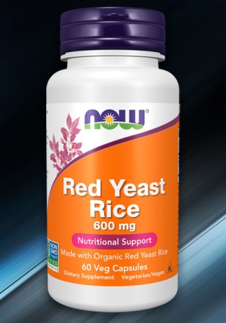 NOW Foods Red Yeast Rice 600 mg, флакон 60 растительных капсул || NOW Foods Red Yeast Rice 600 mg, flacon cu 60 capsule vegetale