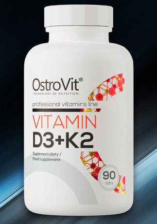 OstroVit Vitamin D3 + K2 90 таблеток || OstroVit Vitamin D3 + K2 90 tablete